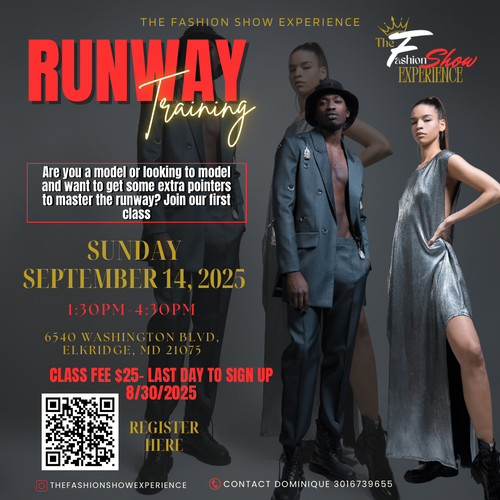 Runway Training CLASS- September 14, 2025